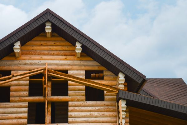 Professional Log Home Siding Installation
